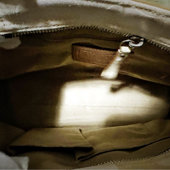 Vintage Coach soho shoulder bag Cream and Tan Women's tote Bag - Picture 10 of 17